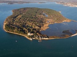 Brownsea Island in England. Der 